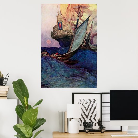 Ship Approach Poster (Heimbüro)