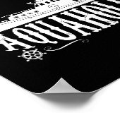 Ship Faced Aquaholic Hilarious Boating Poster (Ecke)