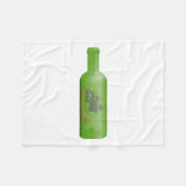Ship in a bottle fleecedecke (Vorderseite (Horizontal))