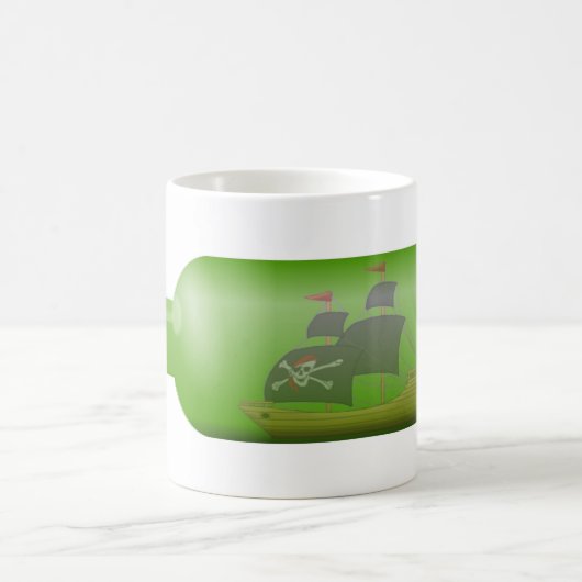 Ship in a bottle kaffeetasse (Mittel)
