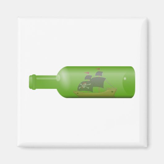 Ship in a bottle magnet (Vorne)