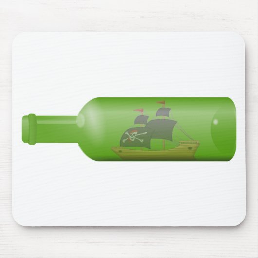 Ship in a bottle mousepad (Vorne)