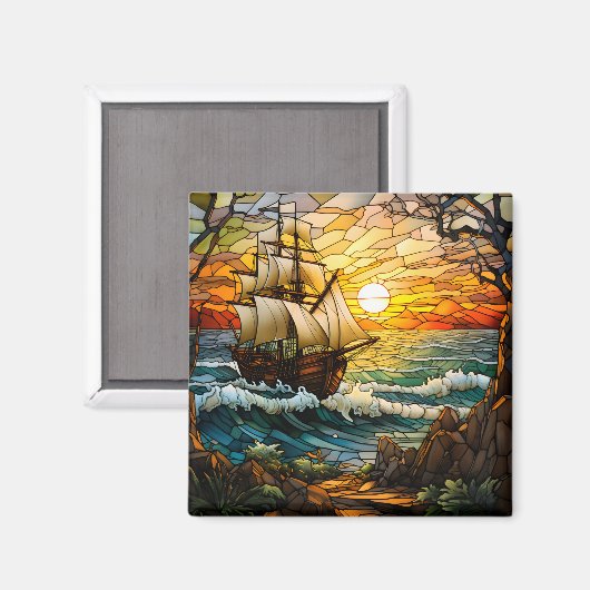 Ship Magnet (Vorderseite/Rückseite)