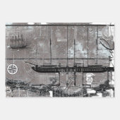 Ship Register Geschenkpapier Set (Vorderseite)