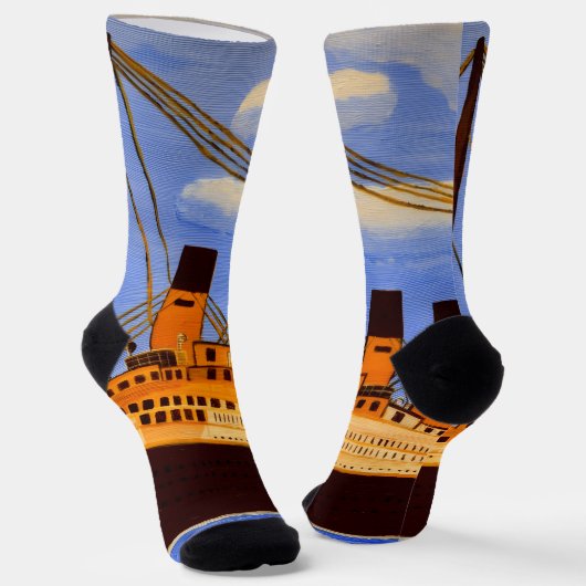 Ship Titanic socks  Socken (Gewinkelt)