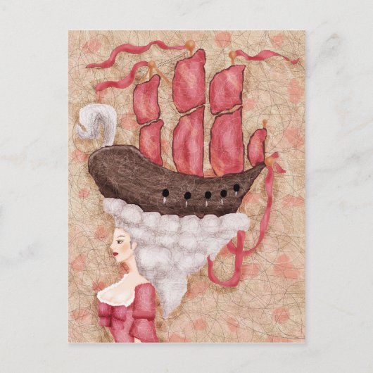 Ship Wig Postkarte (Vorderseite)