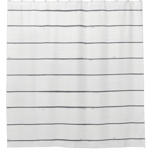 Shiplap Muster Küstenduschvorhang Duschvorhang (Vorderseite)