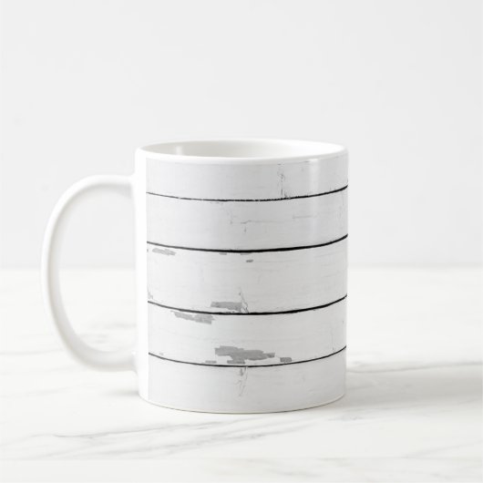 Shiplap Rustikales Texturholz Kaffeetasse (Links)