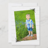 Shiplap Weihnachts Weihnachtskarte Einladung (Rückseite)