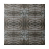 Shiplap Wood Planks Perspective Southwest Pattern Fliese (Vorderseite)