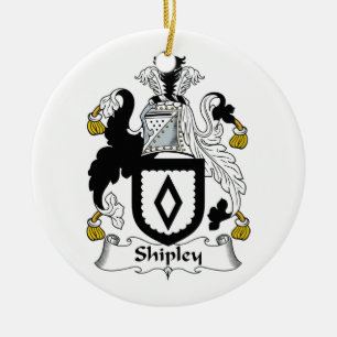 Shipley Familienwappen Keramikornament