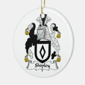 Shipley Familienwappen Keramikornament (Links)