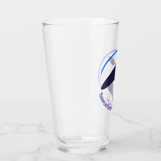 ShipleySurf Surfer Bierglas Glas (Rechts)