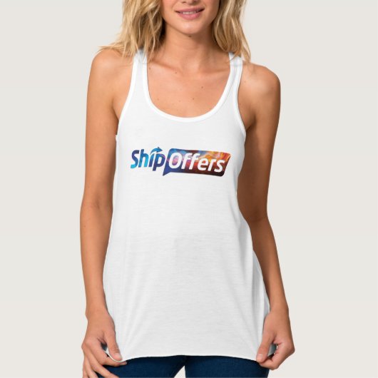 ShipOffers Logo-Swirl Tank Top (Vorderseite)