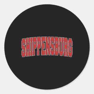 Shippensburg Pa Pennsylvania Varsity Style Usa Spo Runder Aufkleber