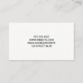 Shipping Air Boat Trucking Freight Visitenkarte (Rückseite)