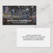 Shipping Warehouse | Logistics Network Visitenkarte (Vorne/Hinten)