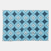 Shippo mit Blume Motif, Blau und Weiß Handtuch (Horizontal)