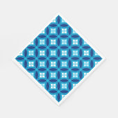 Shippo mit Blume Motif, Deep Indigo Blue Serviette (Ecke)