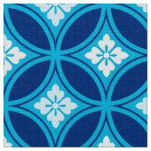 Shippo mit Blume Motif, Deep Indigo Blue Stoff (Nahaufnahme)