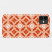 Shippo mit Blume Motif, Mandarin Orange Case-Mate iPhone Hülle (Rückseite (Horizontal))