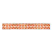 Shippo mit Blume Motif, Mandarin Orange Ripsband (Vorderseite)