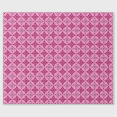 Shippo mit Blume Motif, Pink und Burgund Geschenkpapier (Flach)