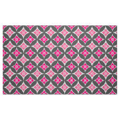 Shippo mit Blume Motif, Rosa und Silber Grau Stoff (Fat Quarter (45,7 x 55,9 cm))