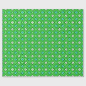 Shippo mit Blume Motif, Shades of Jade Green Geschenkpapier (Flach)