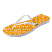 Shippô-Orange-Motiv Badesandalen (Schrägansicht)