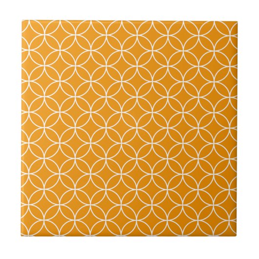 Shippô-Orange-Motiv Fliese (Vorderseite)