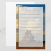 Shiprock gegen Thunderhead Briefpapier (Vorne/Hinten)