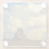 Shiprock gegen Thunderhead Glasuntersetzer (Rückseite)