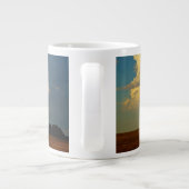 Shiprock gegen Thunderhead Jumbo-Tasse (Rückseite)