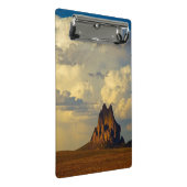 Shiprock gegen Thunderhead Mini Klemmbrett (Schrägansicht)