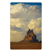 Shiprock gegen Thunderhead Mini Klemmbrett (Rückseite)