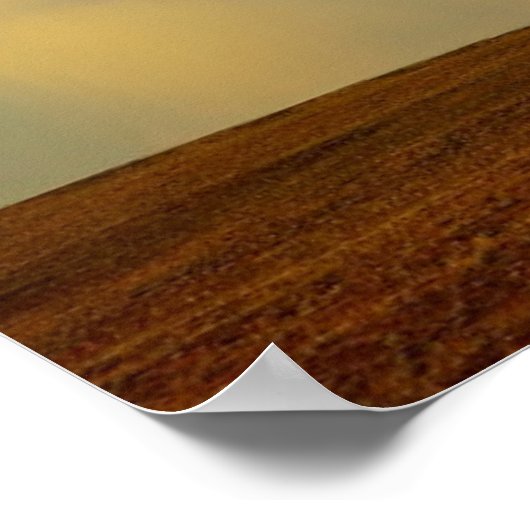 Shiprock gegen Thunderhead Poster (Ecke)