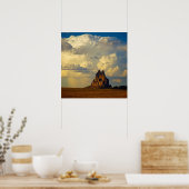 Shiprock gegen Thunderhead Poster (Küche)