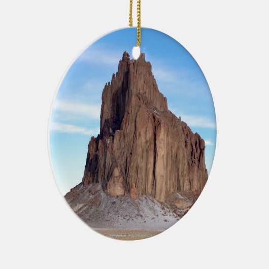 Shiprock Mountain, New Mexico Keramik Ornament (Rechts)