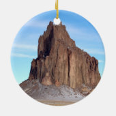 Shiprock Mountain, New Mexico Keramik Ornament (Hinten)