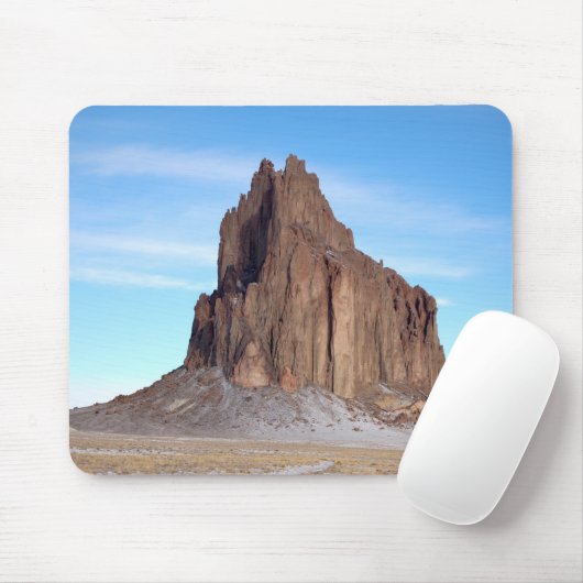 Shiprock Mountain, New Mexico Mousepad (Mit Mouse)