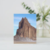 Shiprock Mountain, New Mexico Postkarte (Stehend Vorderseite)