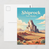 Shiprock, New Mexico Postkarte (Vorne/Hinten)