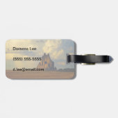 Shiprock vs. Thunderhead Gepäckanhänger (Rückseite horizontal)