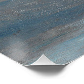 Ships with lanterns at sea, Peder Severin Krøyer Poster (Ecke)