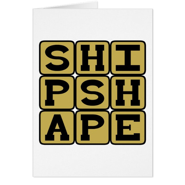 Shipshape, Trim und Nebel (Vorne)