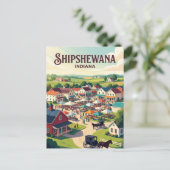 Shipshewana USA Postkarte (Stehend Vorderseite)
