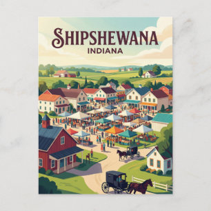 Shipshewana USA Postkarte
