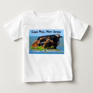 Shipwreck Abstrakt Blue Baby T-shirt