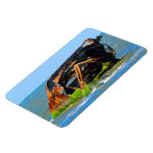 Shipwreck Abstrakt Blue Magnet (Linke Seite)